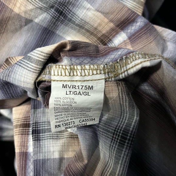 Wrangler Retro‎ Plaid Shirt men’s Large Tall - Picture 7 of 8